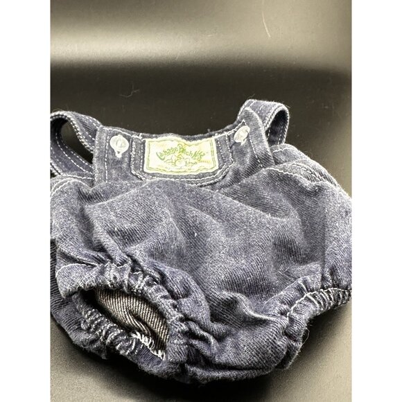 VTG Cabbage Patch Kids Doll Outfit 1983 Coleco Blue Denim Boys Overalls Romper - Picture 5 of 6